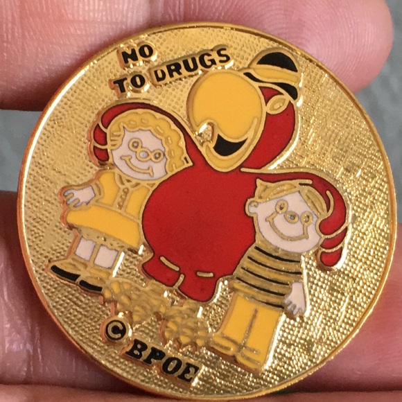 🖤Collectible No to Drugs BPOE Vtg pin - Picture 4 of 9